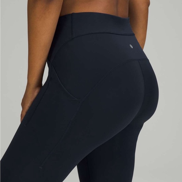 Lululemon Power Thru High-Rise Crop 23" - True Navy SZ 4 - Picture 7 of 7
